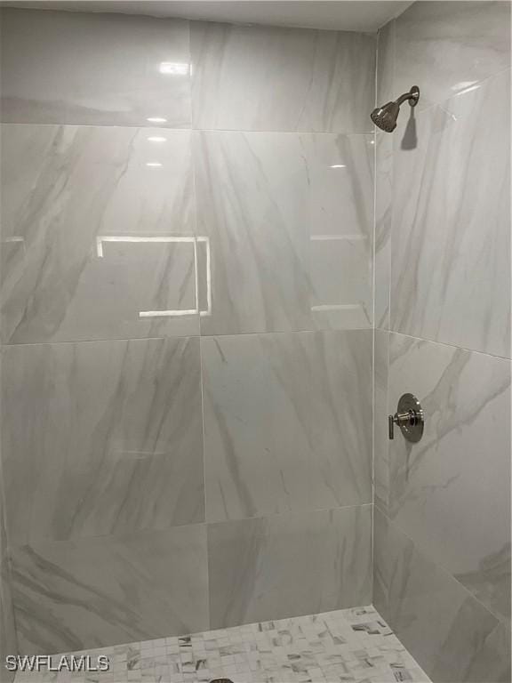 1712 Club House Rd, North Fort Myers, FL 33917 - bathroom featuring a tile shower