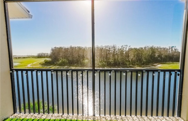 view of water feature