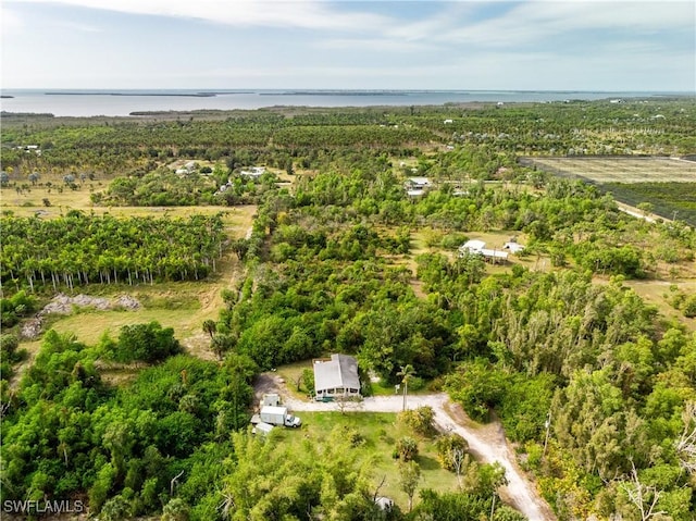 6253 Valeria Rd, Bokeelia, FL 33922 - birds eye view of property featuring a water view