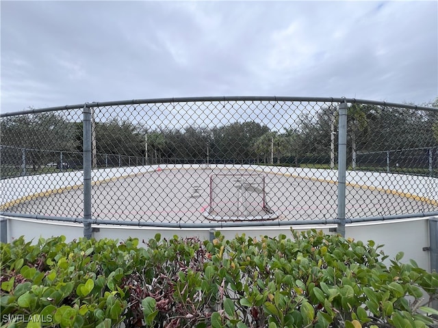 view of sport court