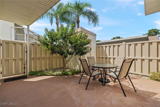 view of patio