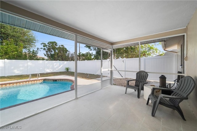 sunroom / solarium featuring plenty of natural light