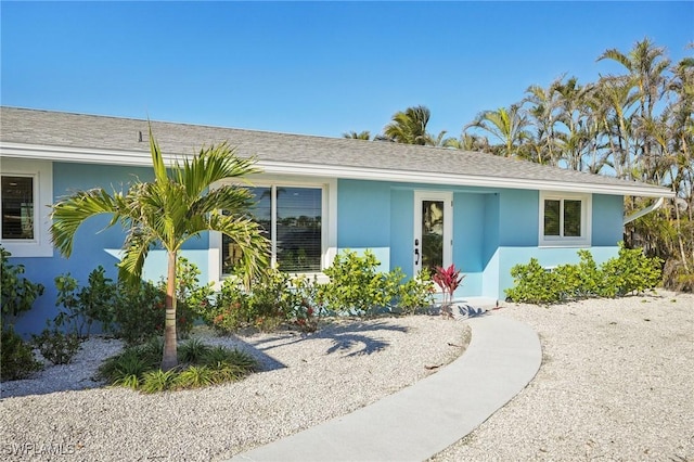 view of ranch-style home