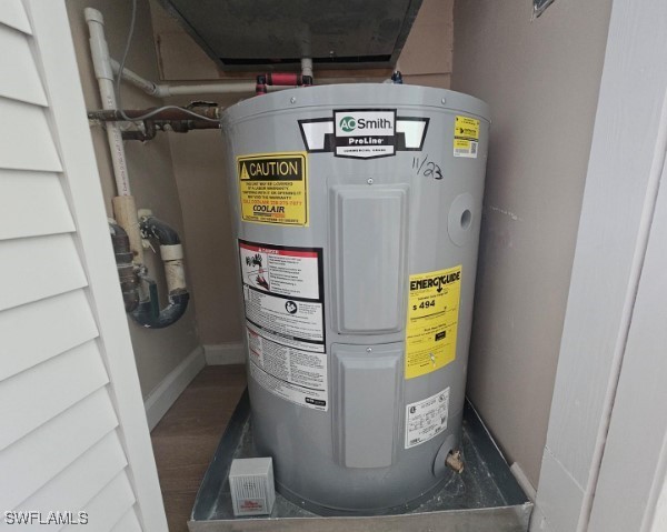 utilities with electric water heater