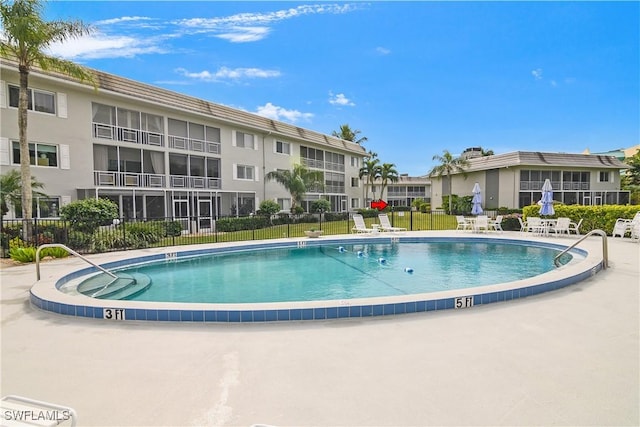 view of swimming pool