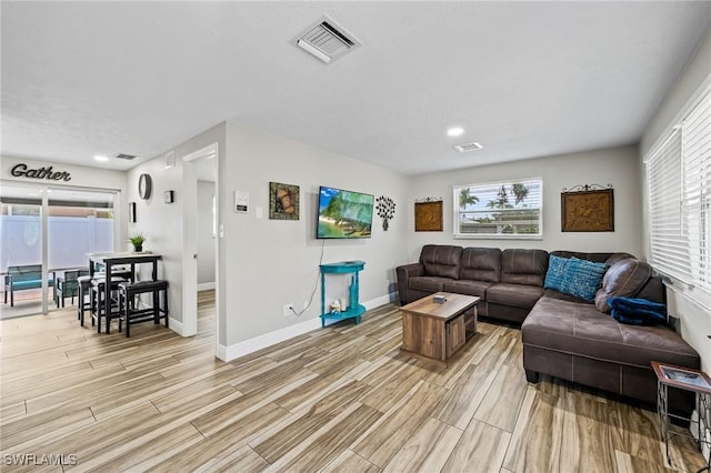 view of living room