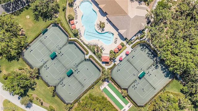 13617 Heritage Preserve Dr, Fort Myers, FL 33905 - bird's eye view of a pool