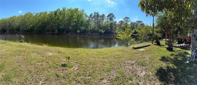 property view of water