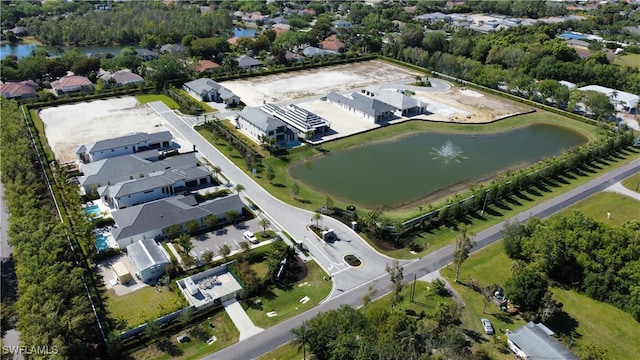 6705 Newport Rd, Naples, FL 34109 - aerial view of property's location featuring a large body of water and nearby suburban area