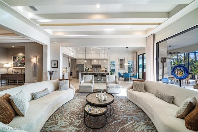 dining room featuring a raised ceiling