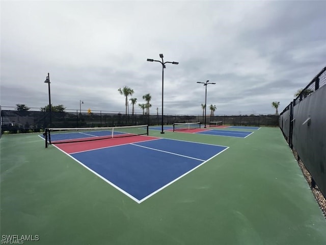 view of sport court with basketball court