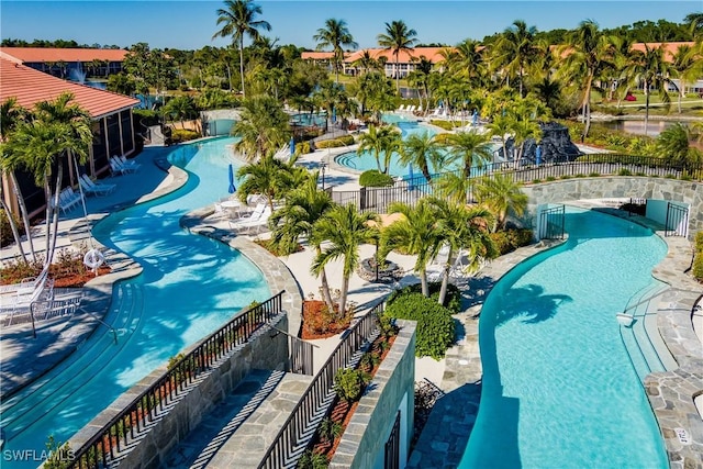 6750 Beach Resort Dr Unit 10, Naples, FL 34114 - community pool featuring fence