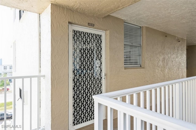 5600 Bonita Beach Rd Unit 508, Bonita Springs, FL 34134 - entrance to property featuring stucco siding and a balcony