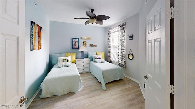 2135 Arielle Dr Unit 2407, Naples, FL 34109 - bedroom featuring light wood-style floors and a ceiling fan
