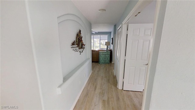 2135 Arielle Dr Unit 2407, Naples, FL 34109 - corridor with light wood finished floors