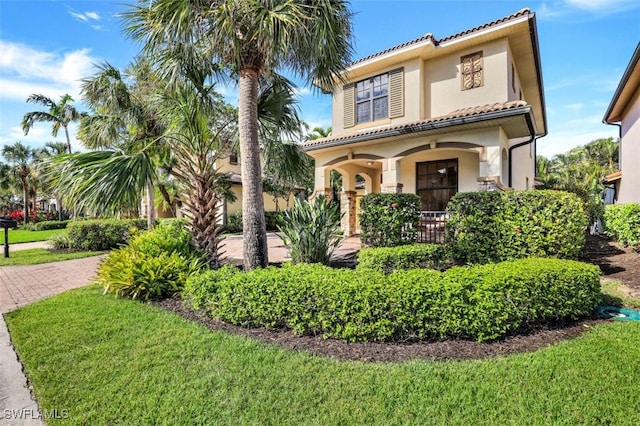 view of mediterranean / spanish house