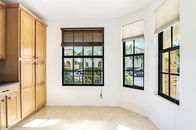 view of tiled empty room