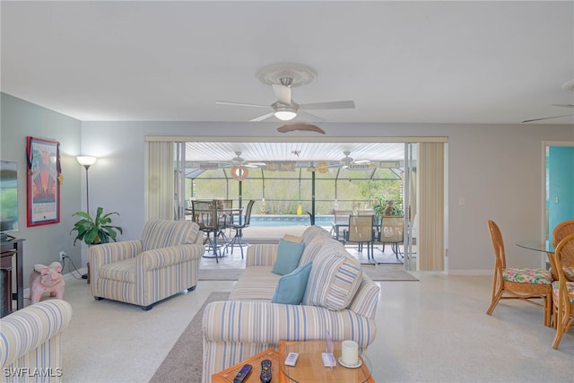 view of living room