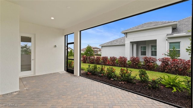 4075 Pegasus Way, Naples, FL 34120 - view of unfurnished sunroom