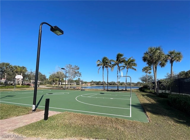 view of sport court