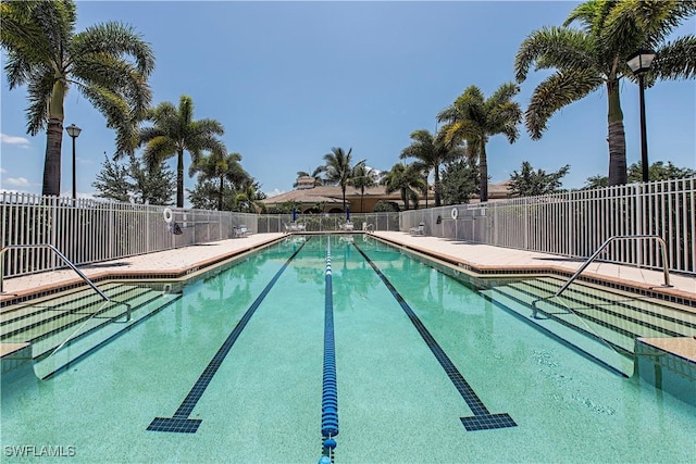 view of pool