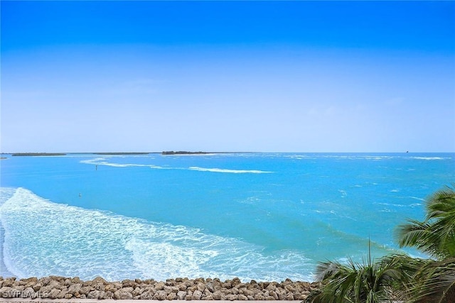 view of water feature