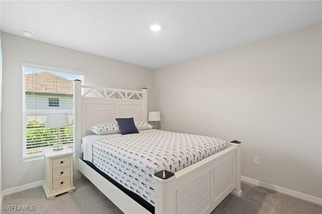 bedroom featuring carpet floors