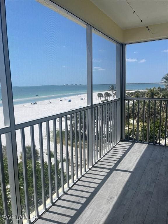 100 Estero Blvd Unit 434, Fort Myers Beach, FL 33931 - balcony featuring view of water and beach