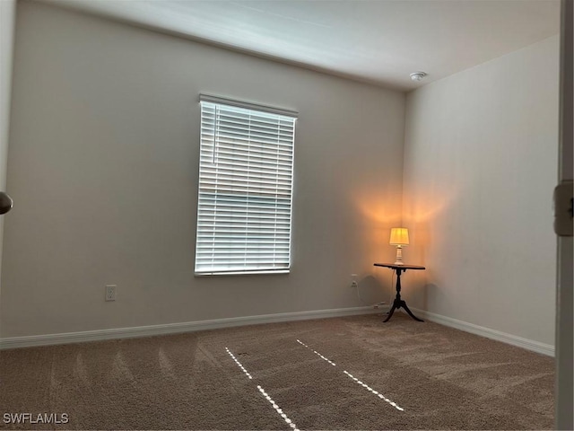 spare room with carpet flooring