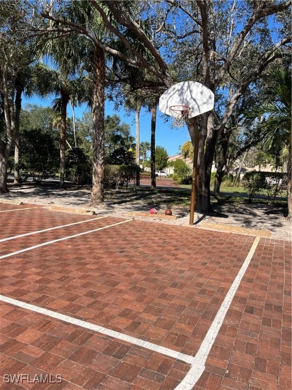 view of sport court