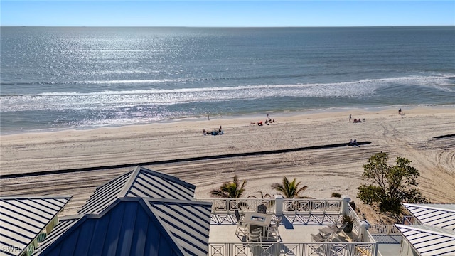 water view featuring a view of the beach