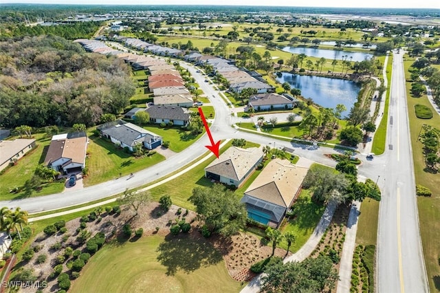 3101 E Windsor Dr, Alva, FL 33920 - aerial view of property and surrounding area featuring a large body of water and nearby suburban area