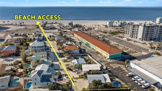 201 Miramar St, Fort Myers Beach, FL 33931 - aerial view with a water view