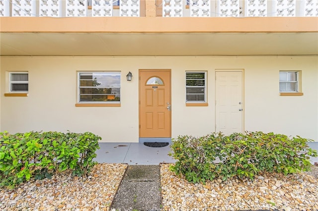 view of entrance to property