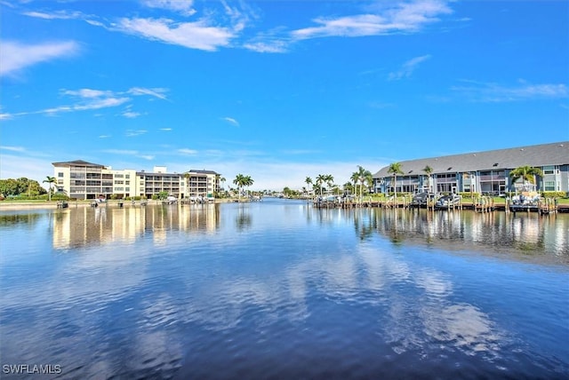 property view of water