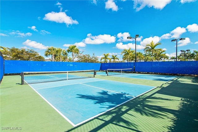 view of sport court featuring basketball court