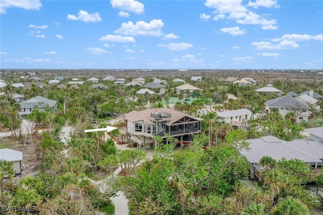 bird's eye view featuring a residential view