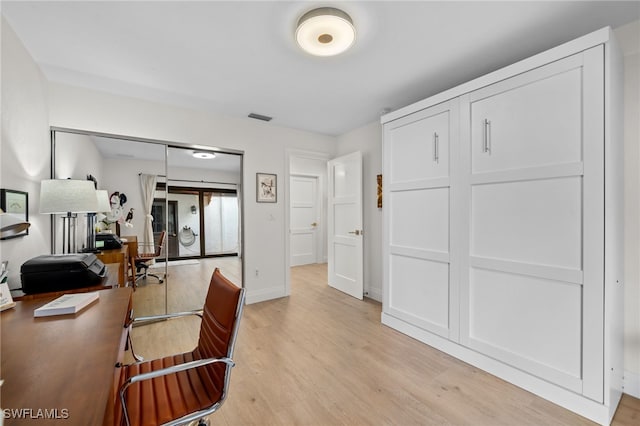 585 Bay Villas Ln Unit 88, Naples, FL 34108 - office featuring light wood-style floors, visible vents, and baseboards
