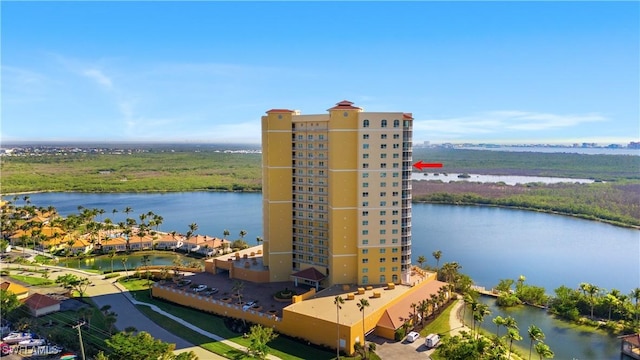 12701 Mastique Beach Blvd Unit 1601, Fort Myers, FL 33908 - bird's eye view with a water view
