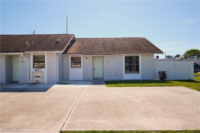 view of ranch-style home