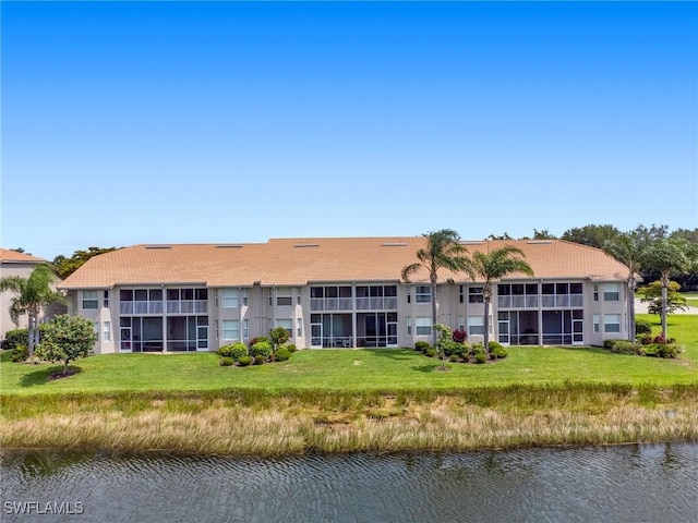 view of property featuring a water view