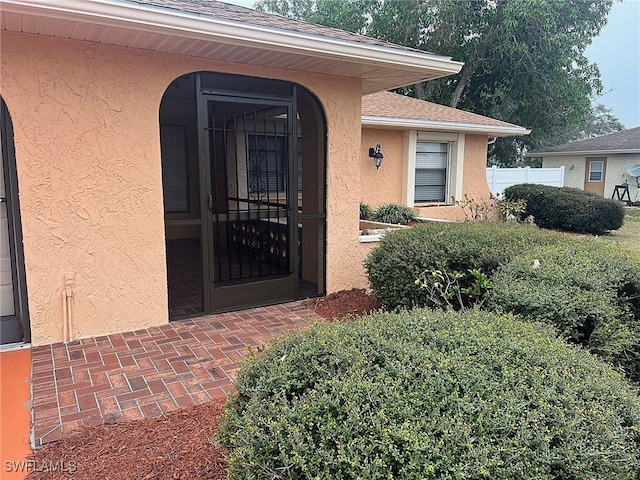 view of entrance to property