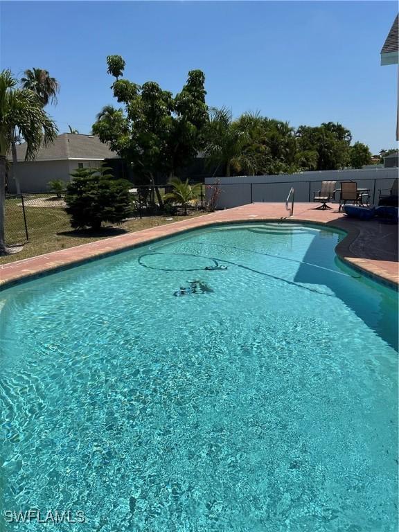 view of pool