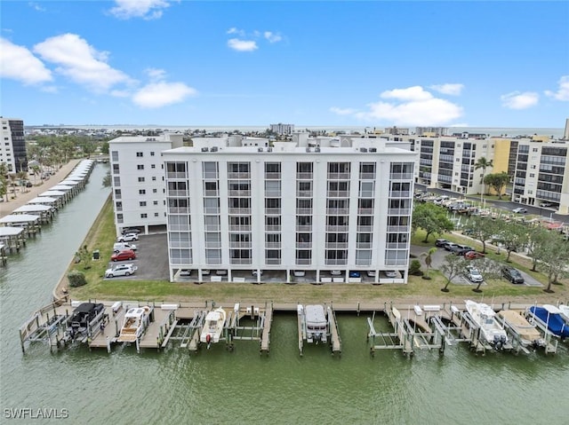 view of property featuring a water view