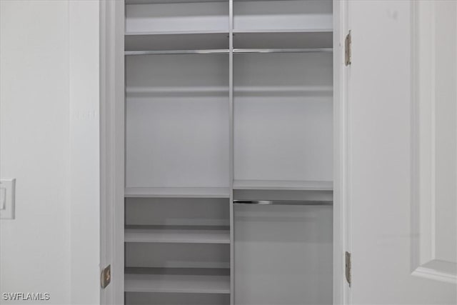 view of closet