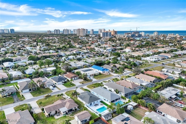 639 98th Ave N, Naples, FL 34108 - drone / aerial view of a skyline view and a large body of water