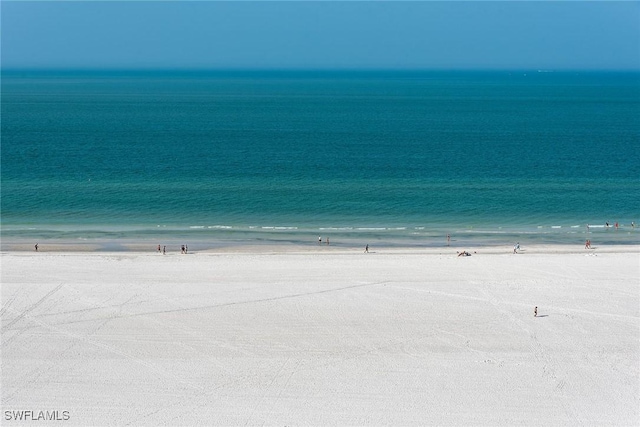 property view of water with a view of the beach