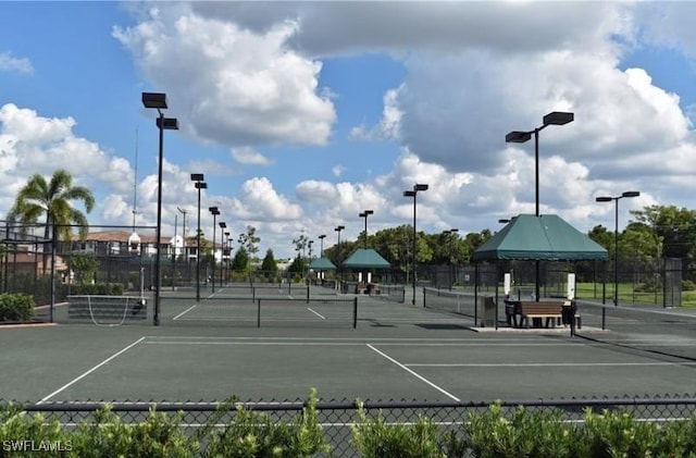 view of sport court