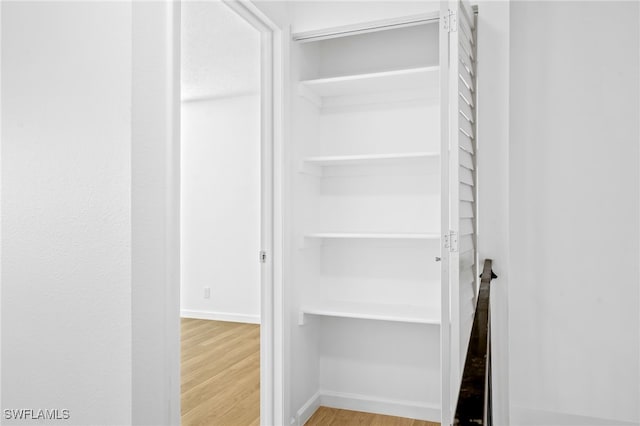 view of closet