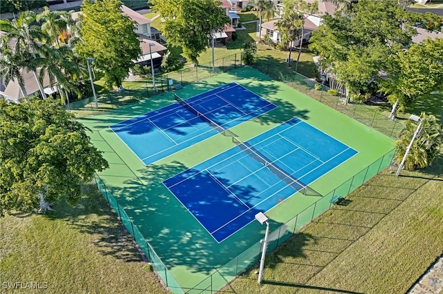 view of tennis court